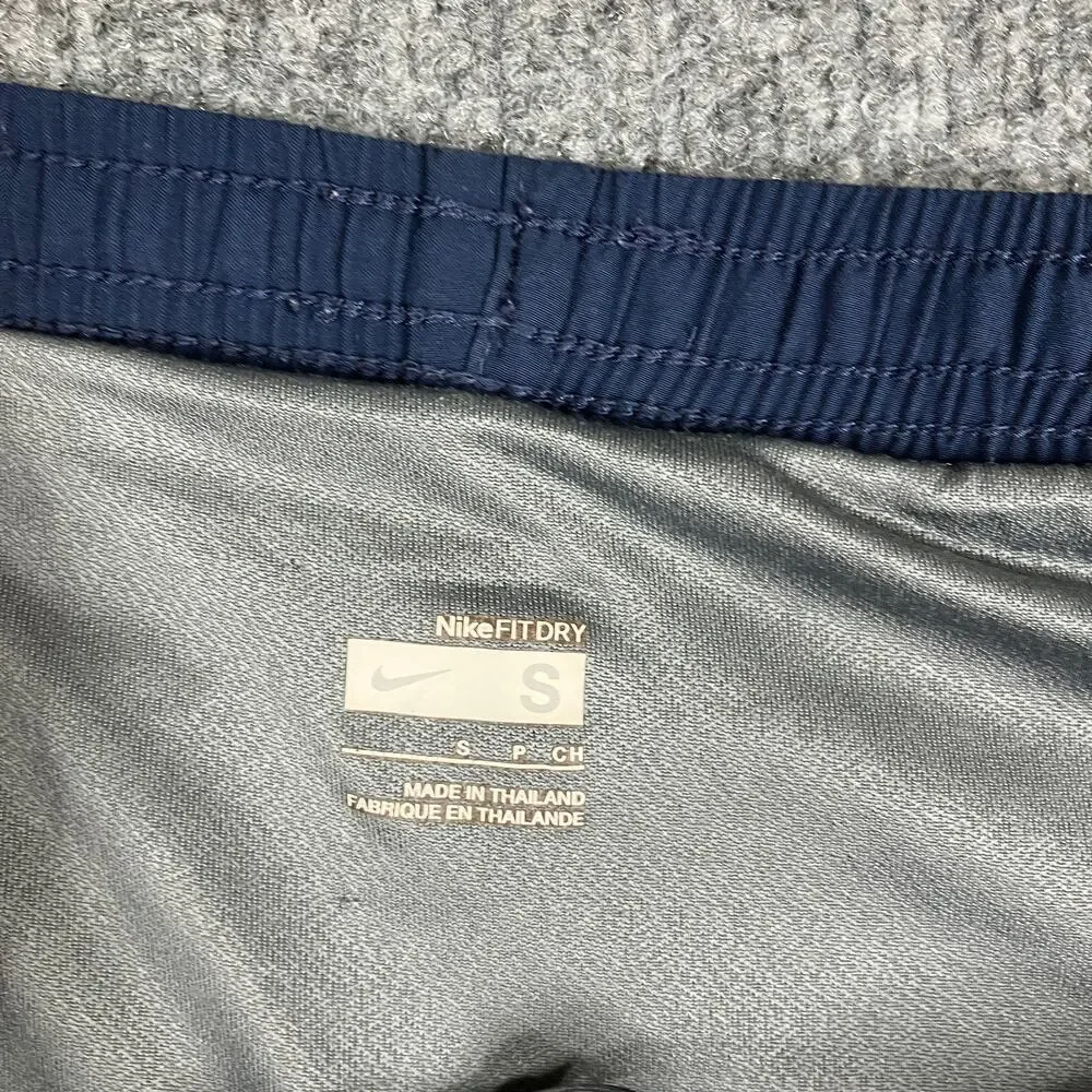 Nike Fit Dry Shorts Mens S Navy‎ Blue Athletic Training Lightweight Lined Gym